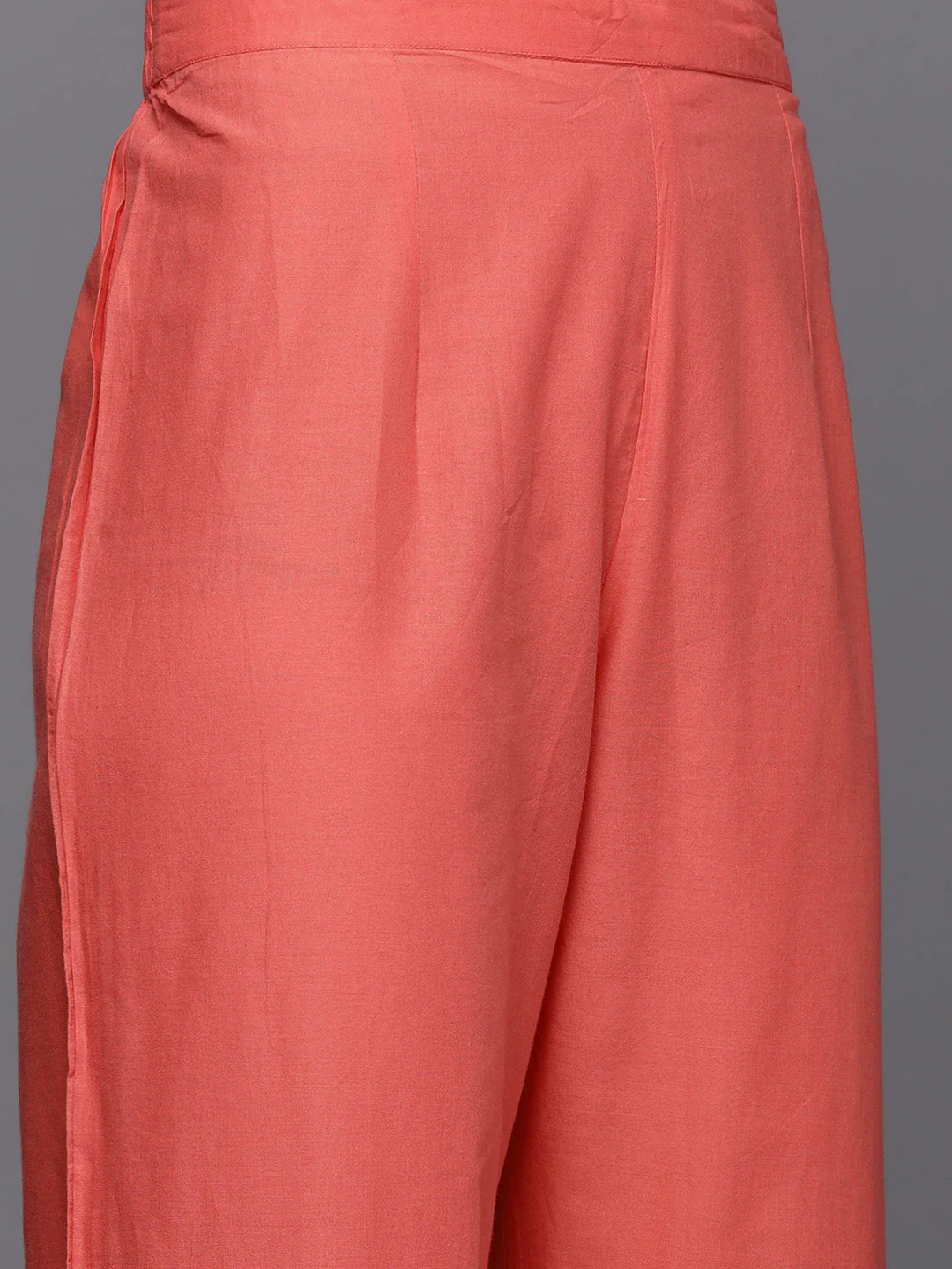 Indo Era Pink Printed Straight Kurta Trouser With Dupatta Set - Image 6