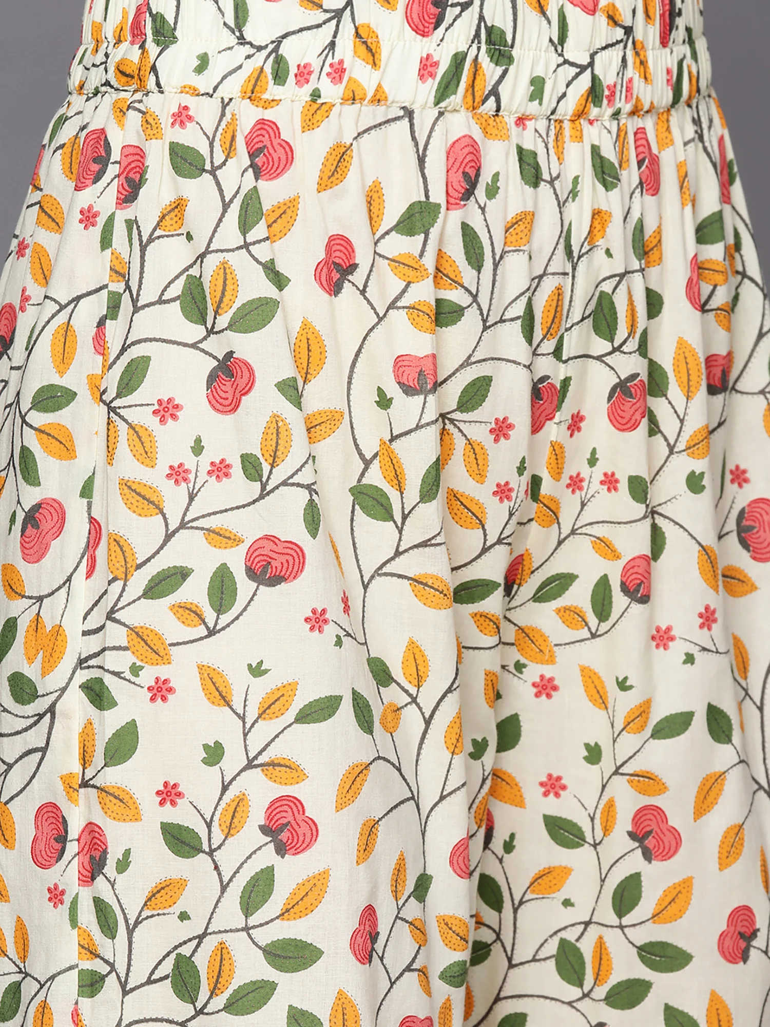 Indo Era White Printed Angarkha Sharara With Dupattab Set - Image 6